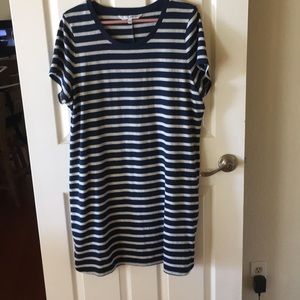 Sonoma stripe  t shirt dress !